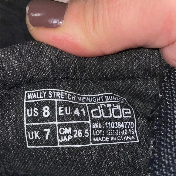 Hey Dude Black and Gray Loafers with Flexible Sole and Moccasin Design - Picture 9 of 12